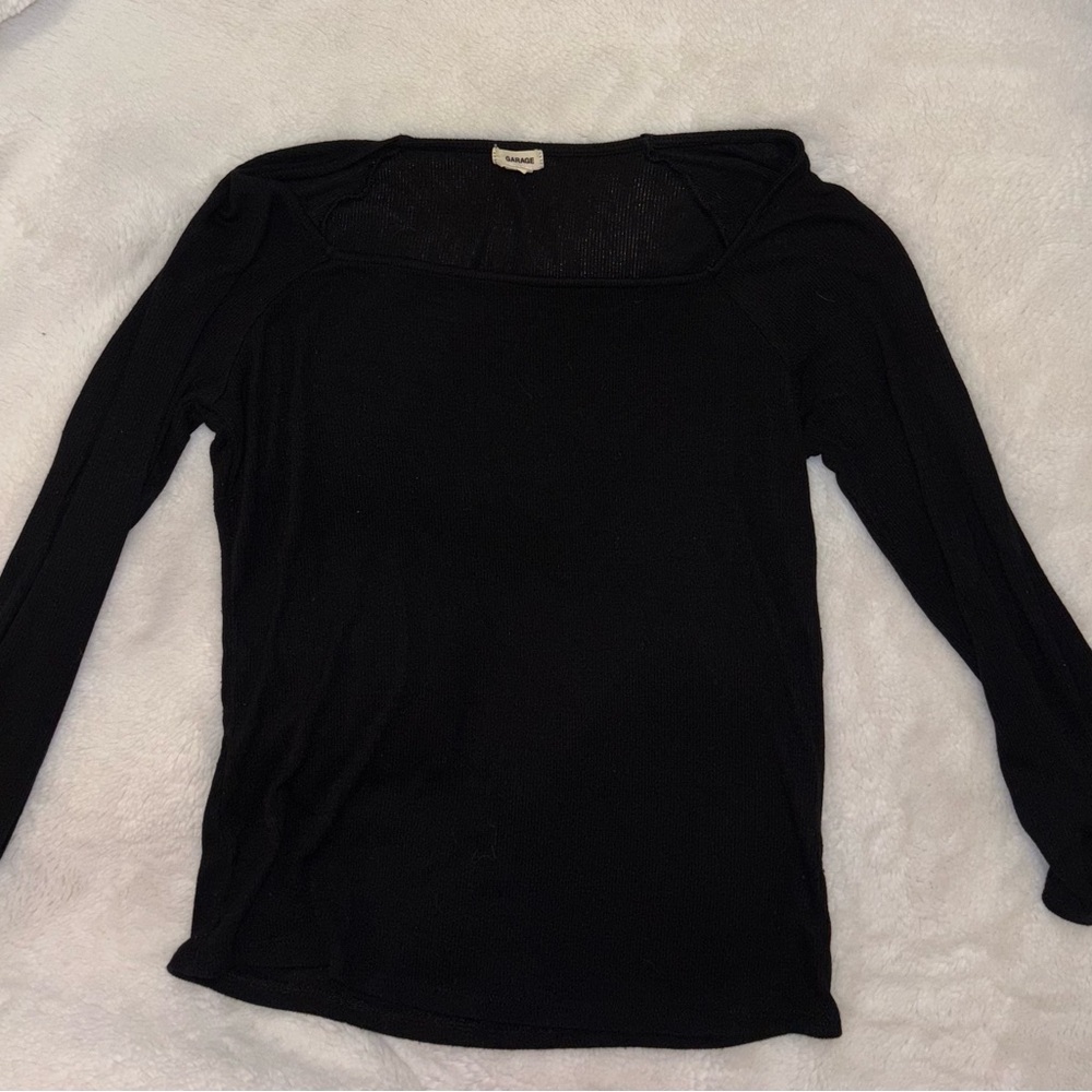 Black Long Sleeve Top